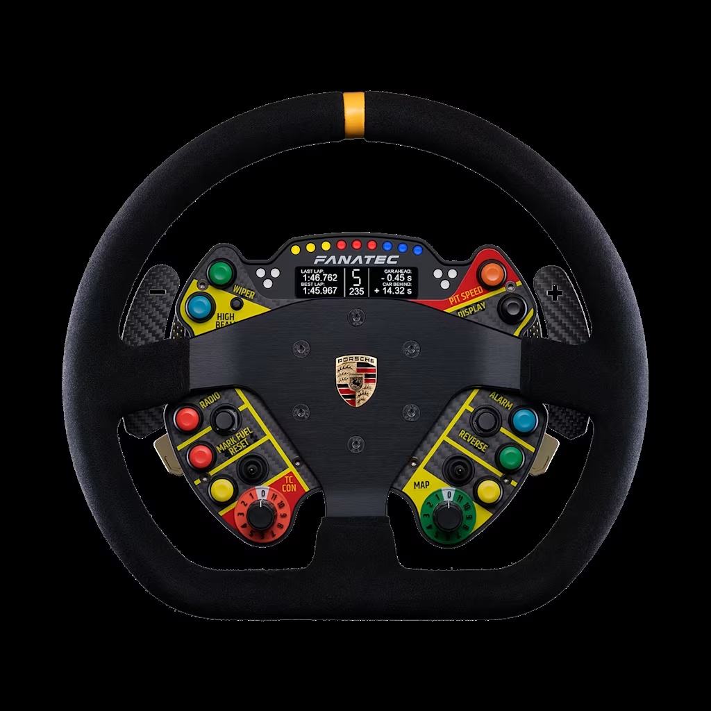 Podium Steering Wheel Porsche 911 GT3 R (Suede)